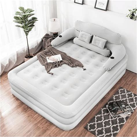 Inflatable bed, luxurious and comfortable king-size double inflatable ...