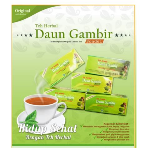 Jual Teh Herbal dari daun gambir tanaman asli dari Sumatera Utara ...