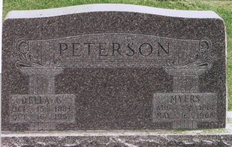 Della Grace Schoonover Peterson 1884 1957 Find A Grave Memorial