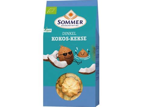 SOMMER Bio Kokos Kekse aus Dinkel öko fair einkaufen memo de