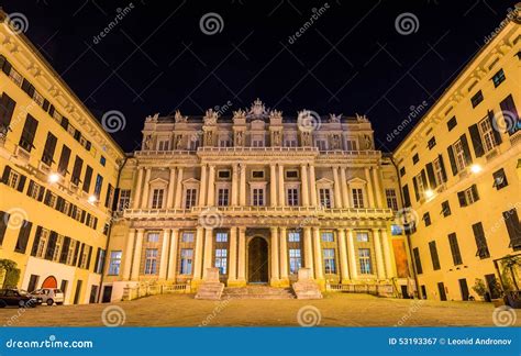 Vista Di Palazzo Ducale A Genova Immagine Stock Immagine Di Colonna