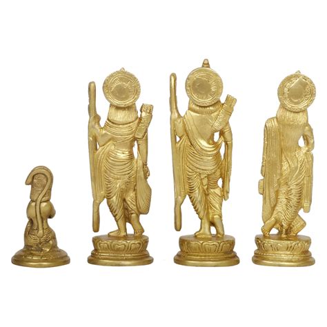 Buy ARTVARKO Ram Sita Laxman Hanuman Statue God Figurine Brass Metal