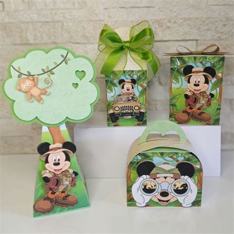 Kit Mickey Safari Itens Elo Produtos Especiais