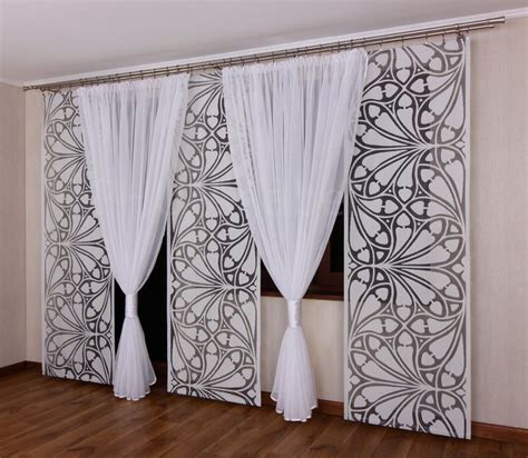Шторный Gloria5 Комплект на Балкон 3 панели коконы | Curtain decor ...