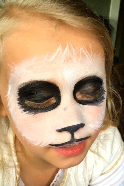 Step-by-Step Easy Panda Face Paint Tutorial