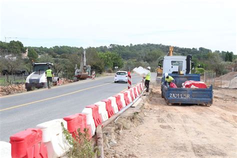 Comienzan Las Obras De La Rotonda Entra La Carretera Alar Consell Y El