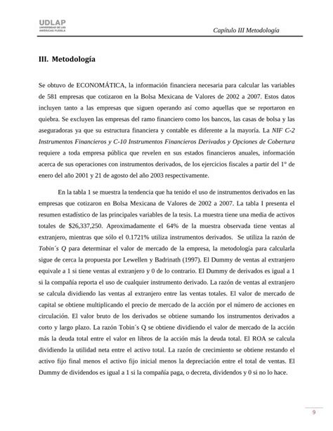 PDF III Metodología Universidad de las Américas Pueblacatarina