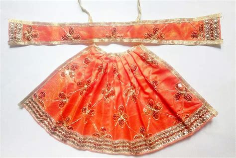 Buy Mata Rani Chunripatka And Lehanga Dress With Mala For Goddess Durga