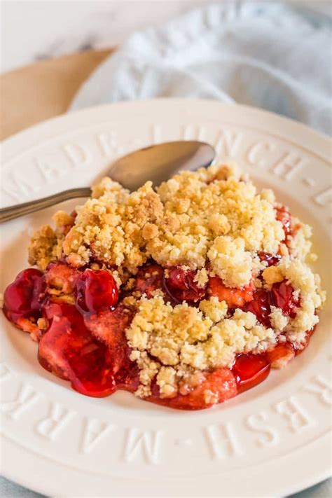 Cherry Cheesecake Dump Cake Recipe She S Not Cookin