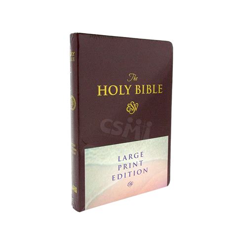 The Holy English Standard Version Bible Large Print Bible 02 05 2024