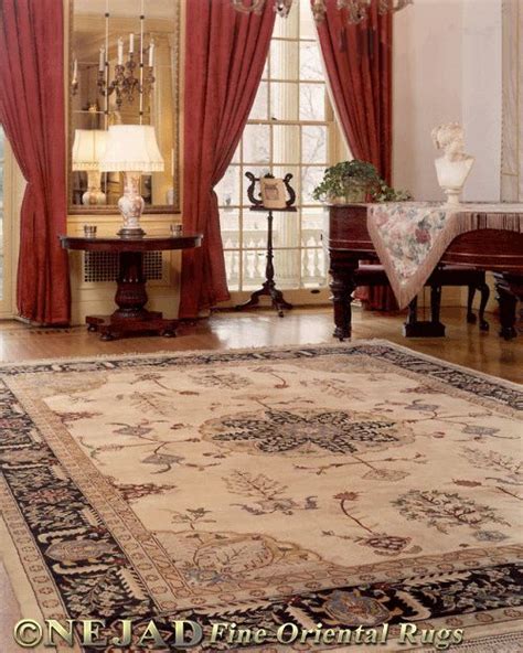 Room Sized Signature Tabriz Rug From Nejads Masterpiece Rug Collection