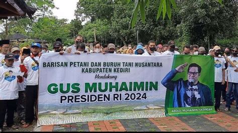 Petani Se Kabupaten Kediri Deklarasi Dukung Cak Imin Capres