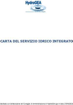 CARTA DEL SERVIZIO IDRICO INTEGRATO HydroGEA