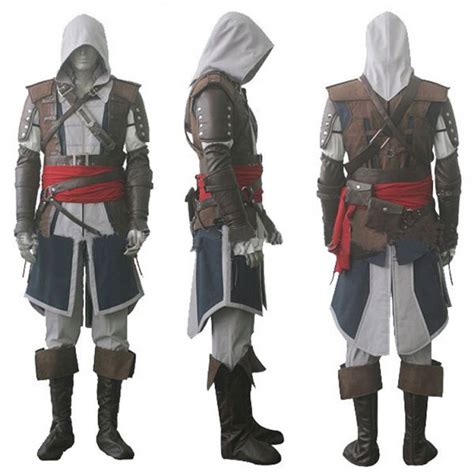 Assassins Creed Iv Black Flag Edward James Kenway Adult Halloween Cosplay Costume