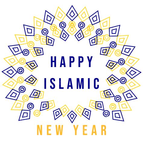 Islamic New Year Vector Hd Images Happy Islamic New Year With Mandala Decoration Mandala