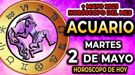 🙏𝐈𝐍𝐈𝐂𝐈𝐎 𝐃𝐄𝐒𝐃𝐄 𝐂𝐄𝐑𝐎 𝐕𝐈𝐄𝐍𝐄 𝐔𝐍 𝐑𝐄𝐍𝐀𝐂𝐄𝐑😍 Horoscopo De Hoy Acuario♒ 2 De Mayo De 2023 Youtube