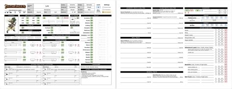 PF2E Simplified Character Sheet (Google Sheets, Auto-Calculating ...