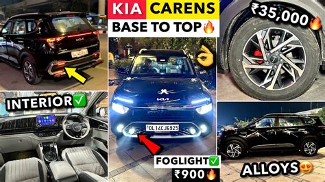 Kia Carens Base To Top Modified Lakh Kia Carens Modified Kia