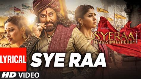 SYE RAA TITLE LYRICS Shreya Ghoshal Sunidhi Chauhan Sye Raa