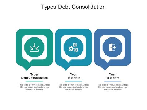 Types Debt Consolidation Ppt Powerpoint Presentation Design Ideas Cpb Presentation Graphics