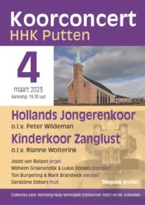 Hollands Jongerenkoor Koorconcert In De HHK Te Putten Refomuziek