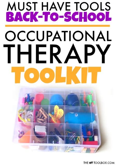 Back To School Fine Motor Tool Kit A Bonus The Ot Toolbox