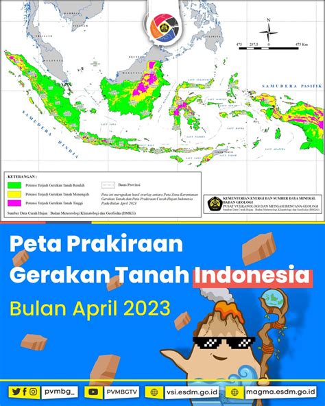 PVMBG On Twitter PETA PRAKIRAAN GERAKAN TANAH Haii Kawan Mitigasi