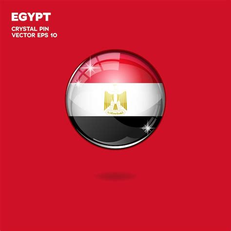 Premium Vector Egypt Flag 3d Buttons