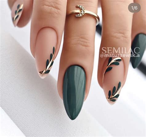 Pin By Jacqueline Hansen On Negle Green Nails Stylish Nails Gel Nails