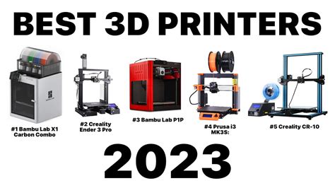 Best 3D Printers - 2023 - YouTube