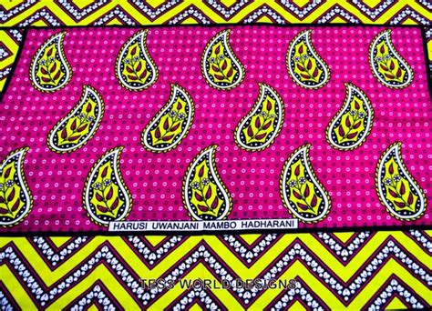 Authentic Khanga Made In Kenya Kanga Fabric African