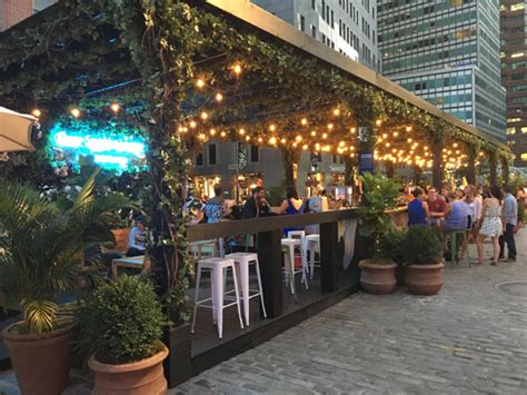 The Garden Bar at South Street Seaport | NYC Restaurants | Cititour.com