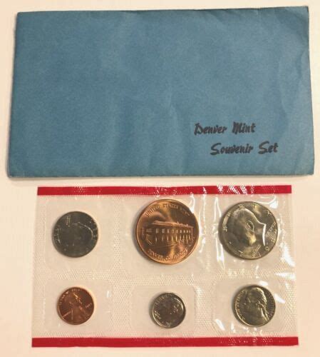 D Denver United States Mint Coin Uncirculated Souvenir Set For