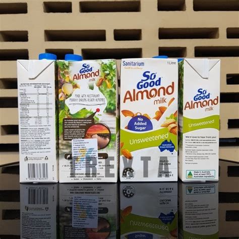 Jual So Good Almond Milk Unsweetened Karton Di Lapak Trexta Shop