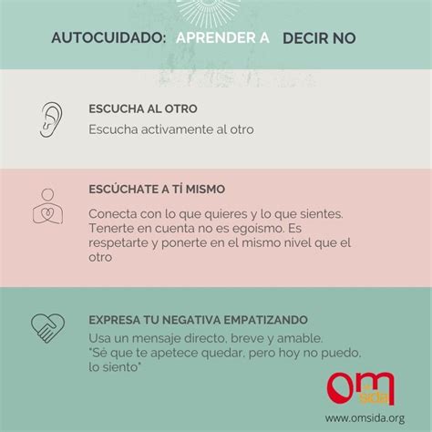 Aprender a Decir NO OMSIDA Asociación para la ayuda a personas