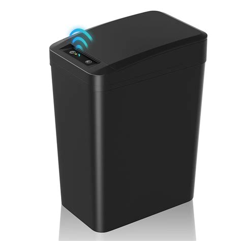 Bathroom Trash Can With Lid Gallon Automatic Touchless Garbage Can