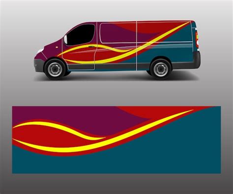 Premium Vector Van Decal Wrap Design Vector For Company Branding