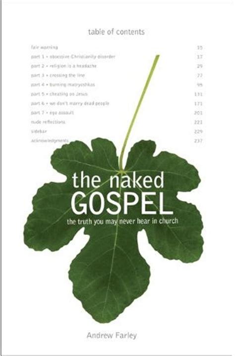 The Naked Gospel Tomorrows Reflection