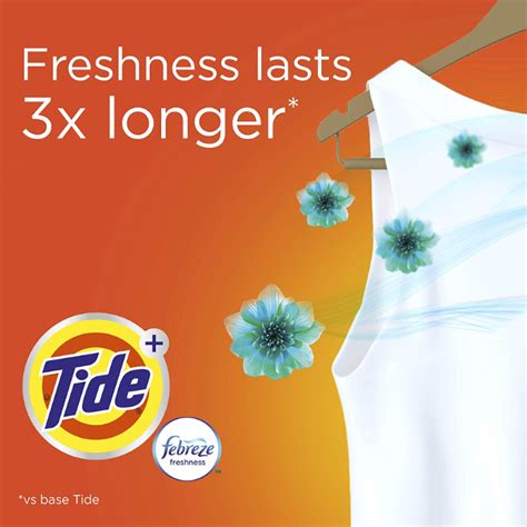 Tide Plus Febreze Freshness Botanical Rain HE Turbo Clean Liquid