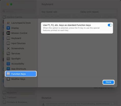 how to use f2 on mac