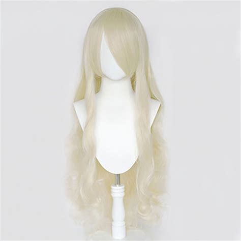 Long Blonde Curly Wig Natural Look Premium Quality