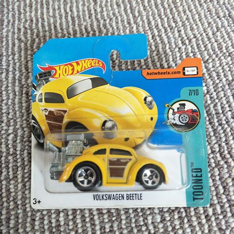 Hot Wheels Volkswagen Beetle Tooned Yellow Perfect Christmas Etsy Canada