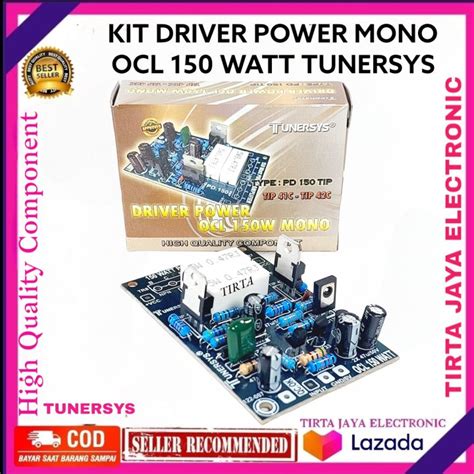 Kit Driver Amplifier MONO OCL 150watt By Tunersys Lazada Indonesia