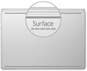 Surface Serial Number Lookup