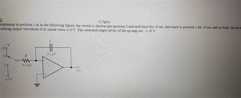 Solved Q Consider The Following Circuit Pts Determine Chegg