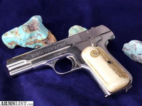 Armslist For Sale 1903 Colt Hammerless 32 Pocket Nickel