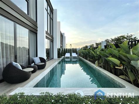 Highland Park Pool Villa Village In Pattaya For Sale Rent Renthai