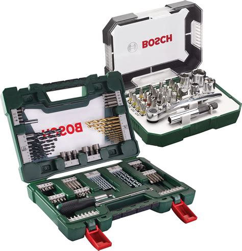 Bosch Piece V Line Titanium Drill Bit And Screwdriver Bit Set For