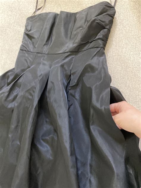 Size 4 Small Xs Jim Hjelm Occasions Taffeta Dress Bla Gem