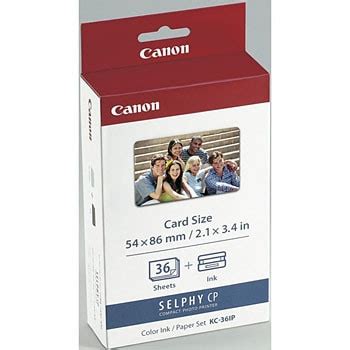 Canon Pack Selphy Color Ink Label Xs L Set Sheets Off